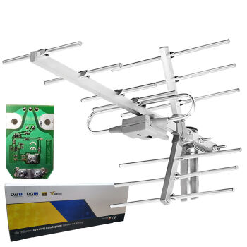 Antena Yagi 11 el. ze wzmacniaczem na tył (zaciski) KARTON