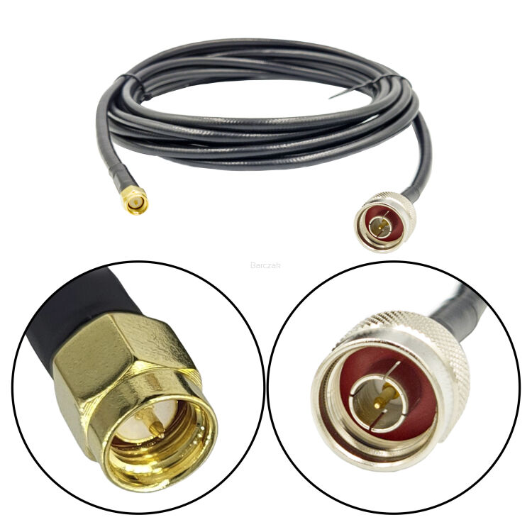 Konektor antenowy wtyk N - wtyk SMA 7,5m